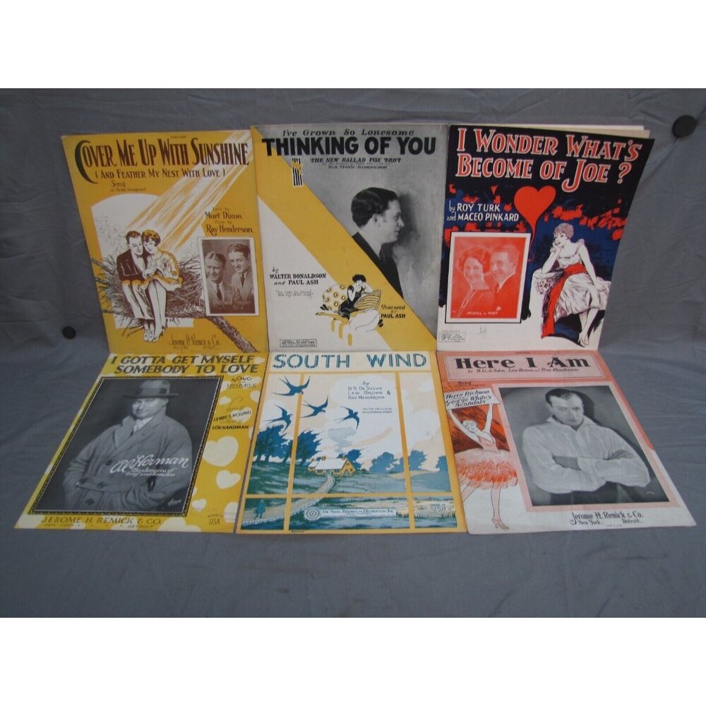 Antique Lot of 1900s Assorted Sheet Music #149